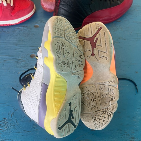 Jordan Multi Color Retro 9 Change the World fits Men Size 7 - Picture 4 of 6